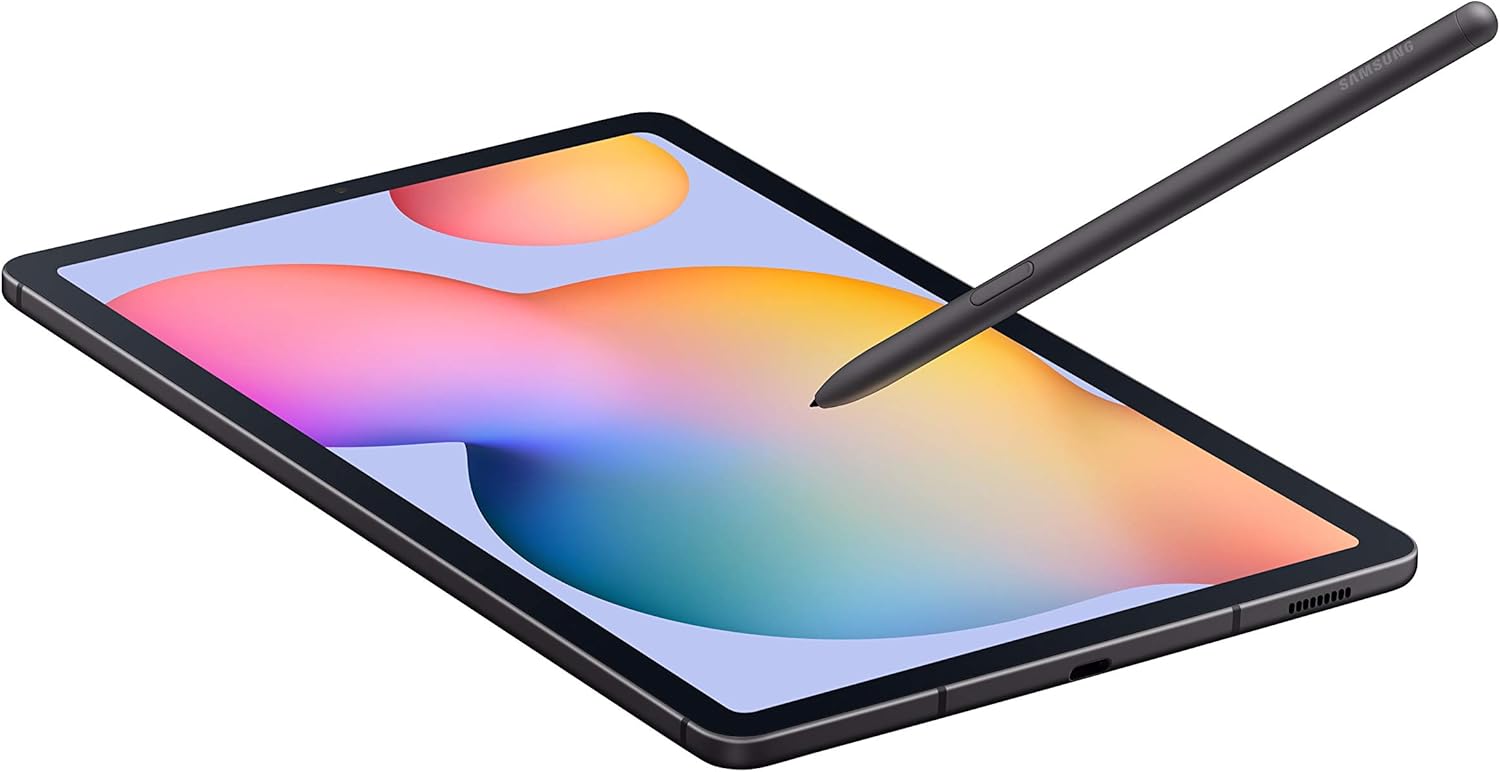 Samsung Galaxy S6 Lite (2024) – Tablette Android WiFi grise de 10,4 po 64 Go avec stylet S, deux haut-parleurs, 8 MP + 5 MP (version CAD et garantie)